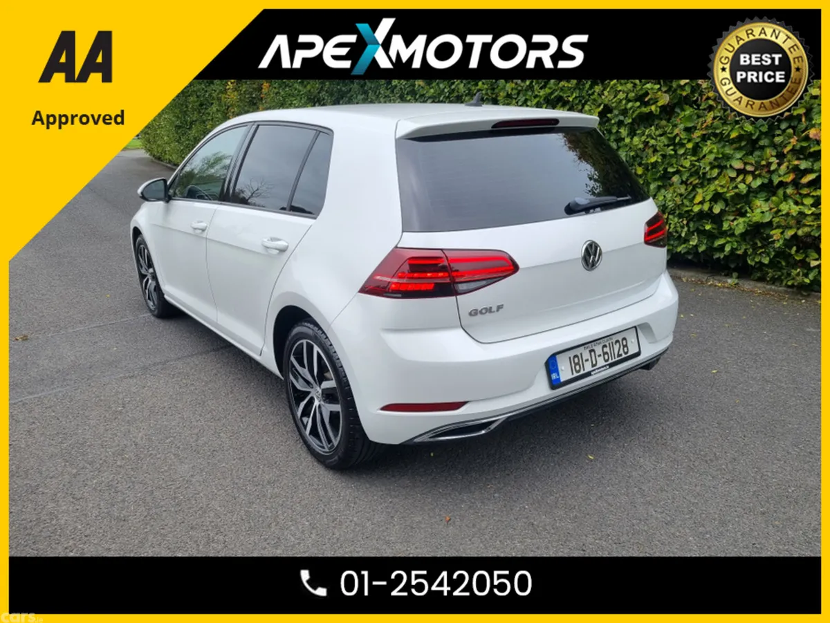 Volkswagen Golf Hatchback, Petrol, 2018, White