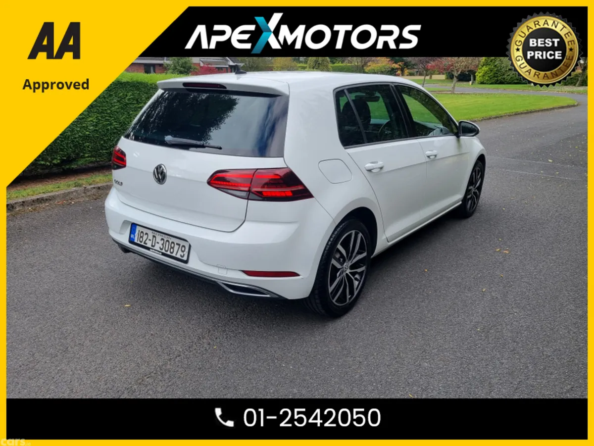 Volkswagen Golf Hatchback, Petrol, 2018, White