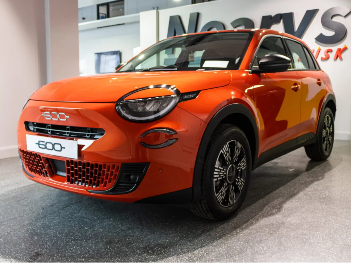 Fiat 600 Hatchback, Petrol Hybrid, 2026, Orange