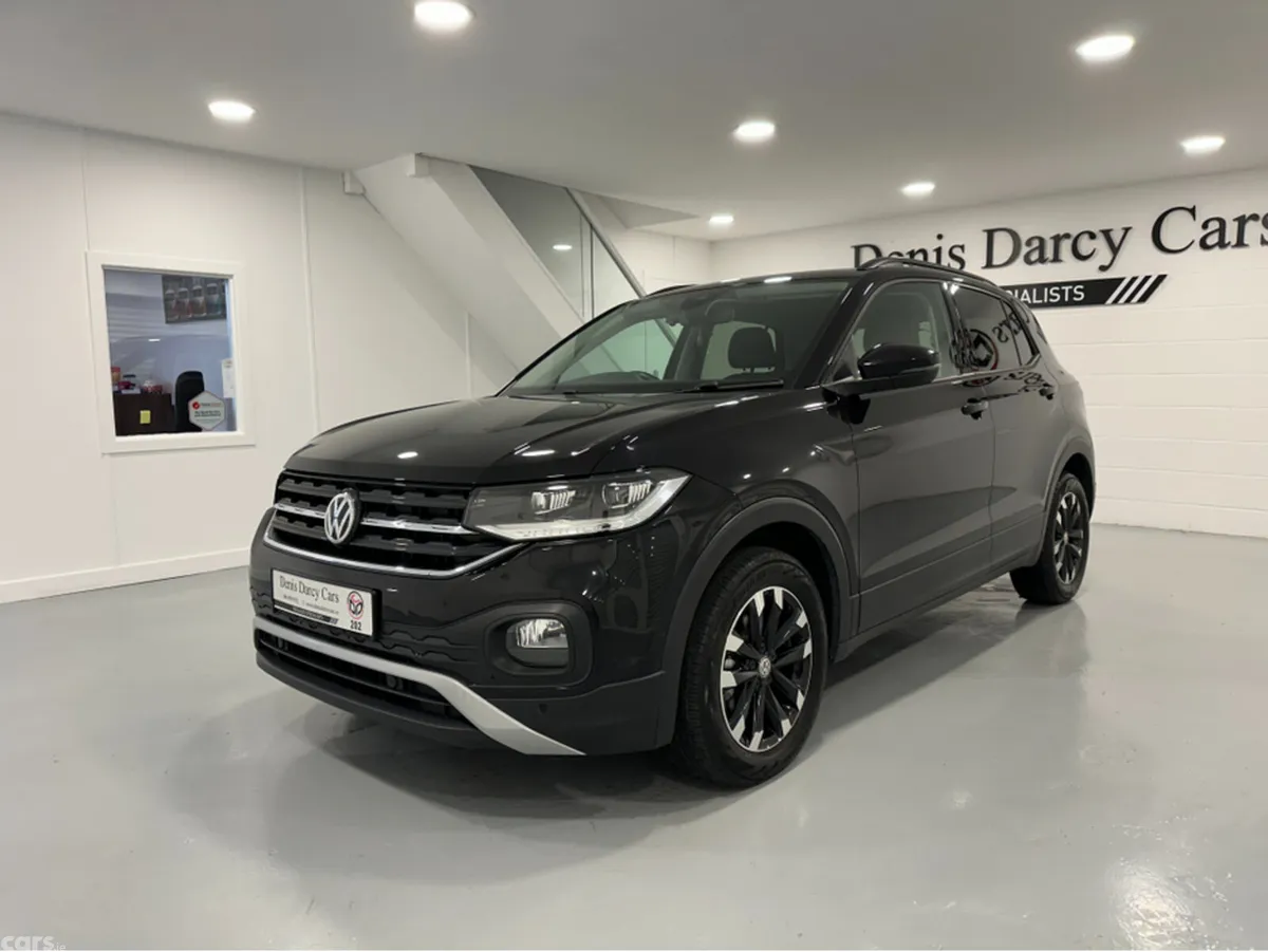 Volkswagen T-Cross Hatchback, Petrol, 2020, Black