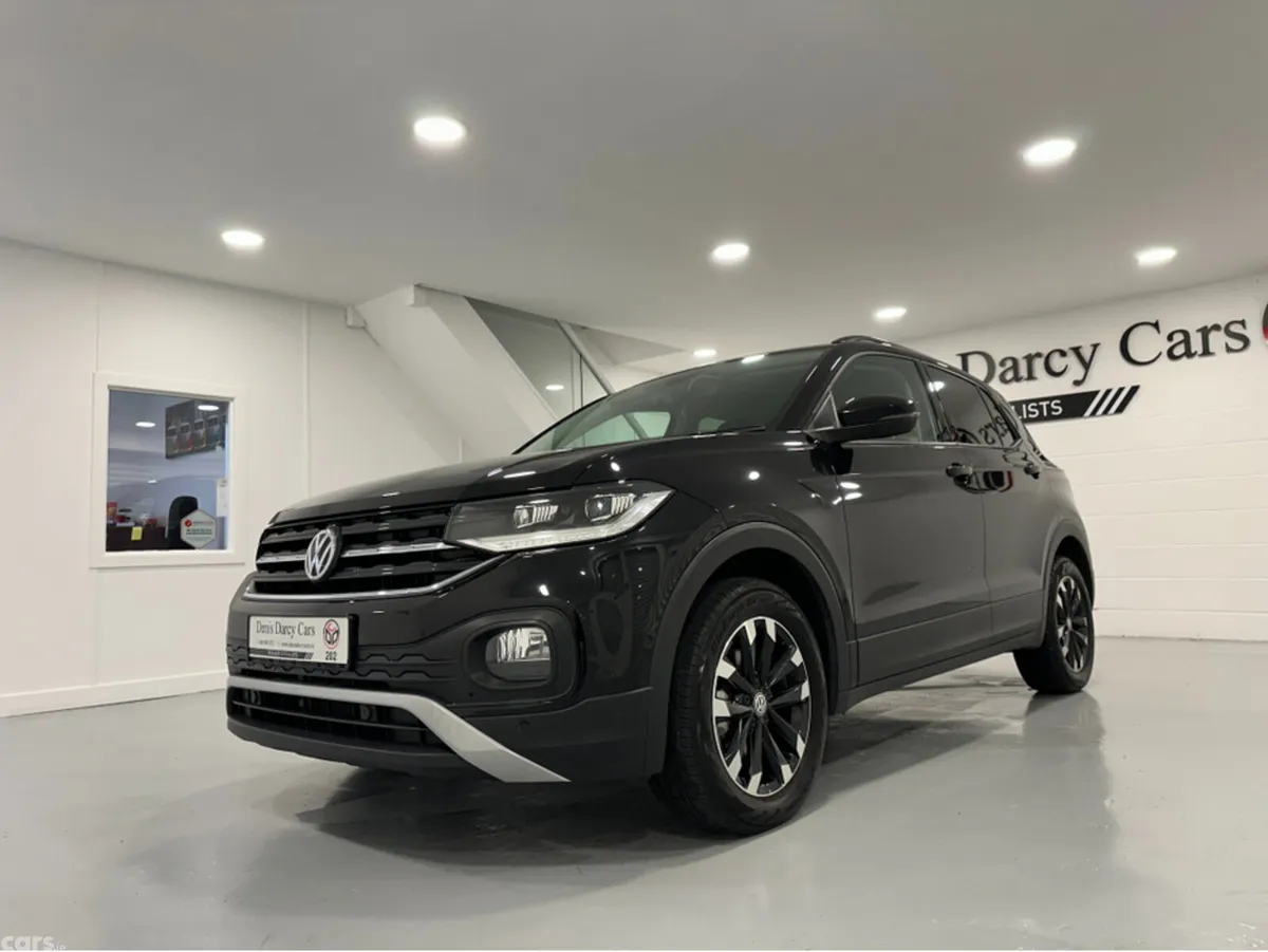 Volkswagen T-Cross Hatchback, Petrol, 2020, Black
