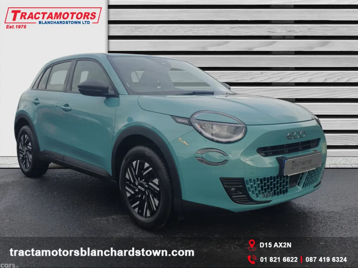 Fiat 600 Hatchback, Petrol Hybrid, 2026, Blue