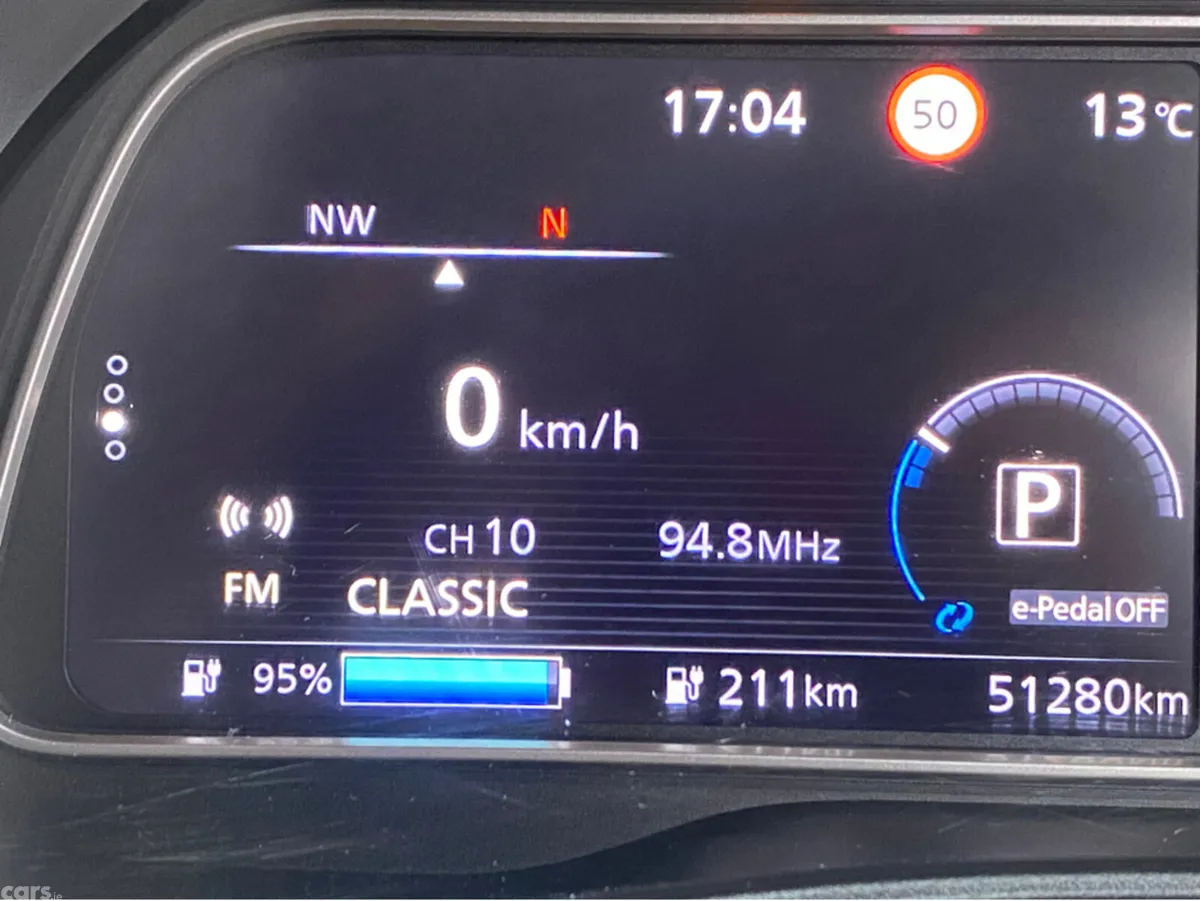 Nissan Leaf Hatchback, Electric, 2018, Grey