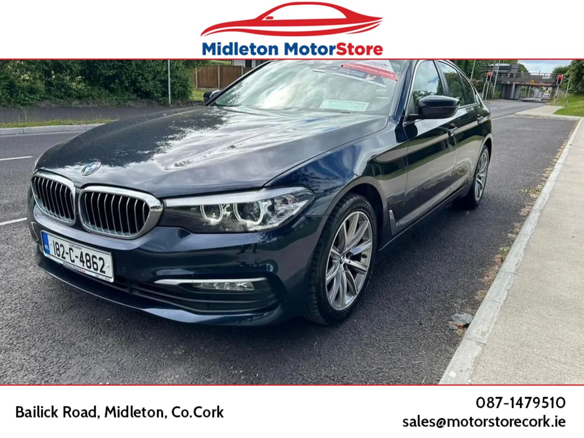 BMW 5-Series Saloon, Diesel, 2018, Blue