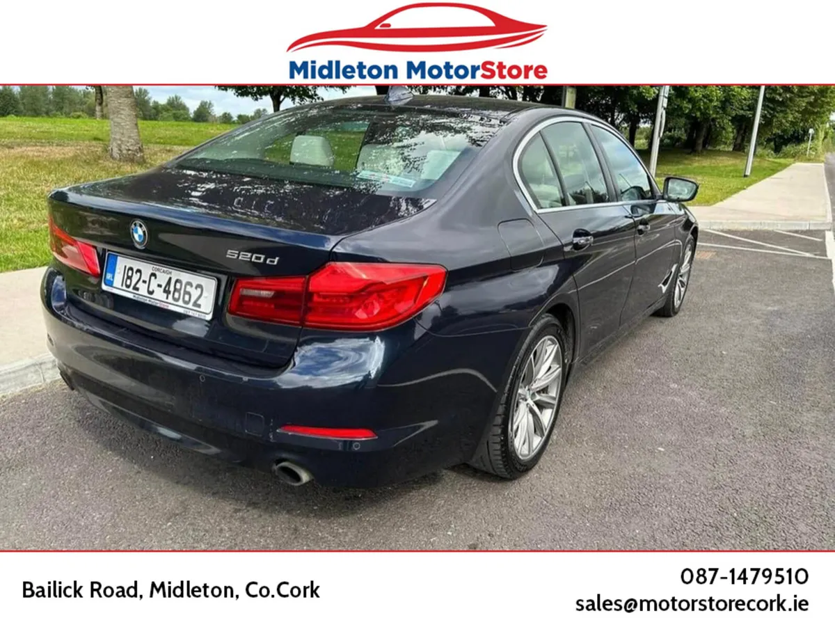 BMW 5-Series Saloon, Diesel, 2018, Blue