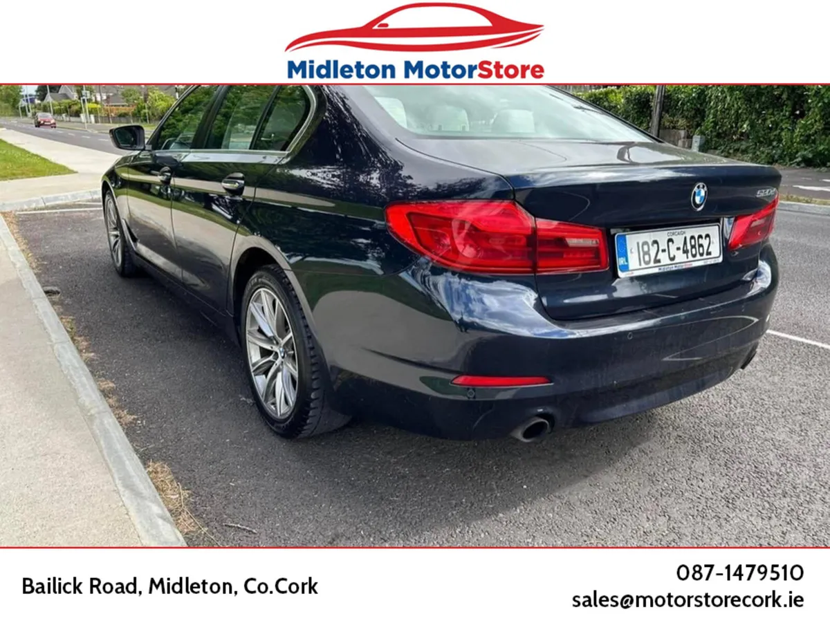 BMW 5-Series Saloon, Diesel, 2018, Blue