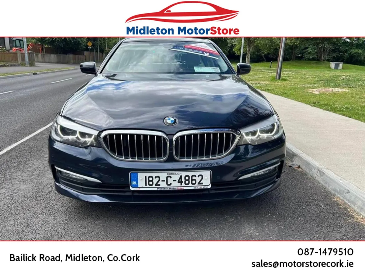 BMW 5-Series Saloon, Diesel, 2018, Blue