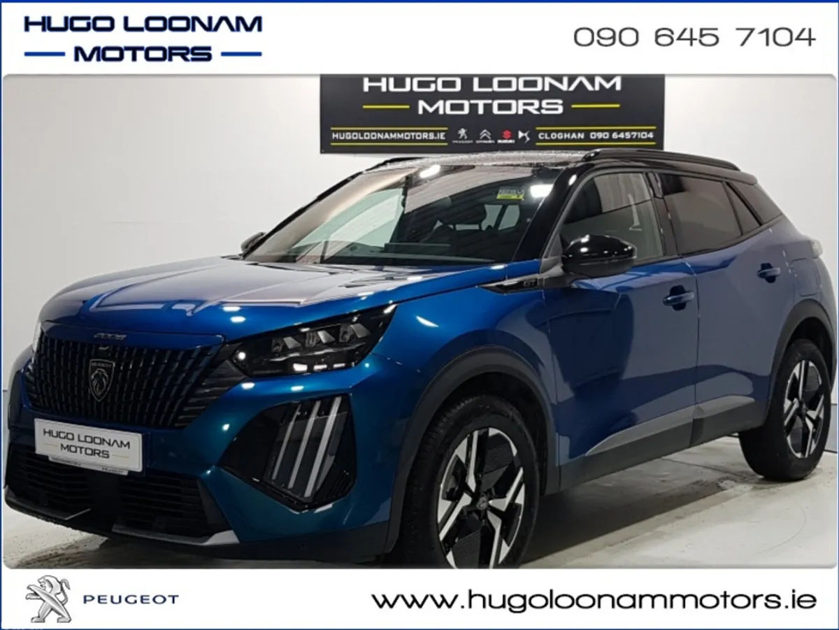 Peugeot 2008 SUV, Petrol Hybrid, 2026, Blue