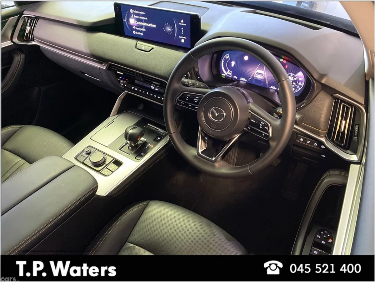 Mazda CX-80 MPV, Petrol Plug-in Hybrid, 2025, Black