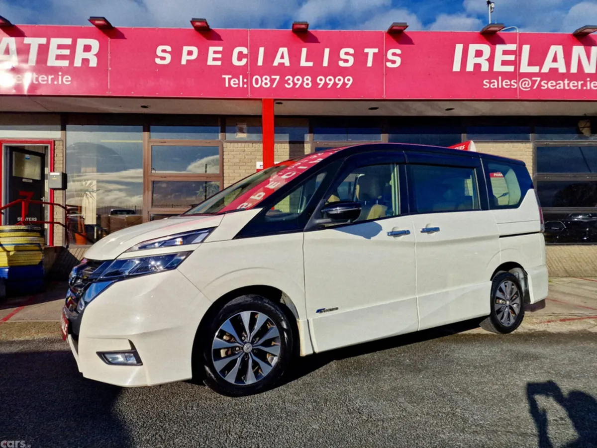 Nissan Serena MPV, Petrol Hybrid, 2019, White