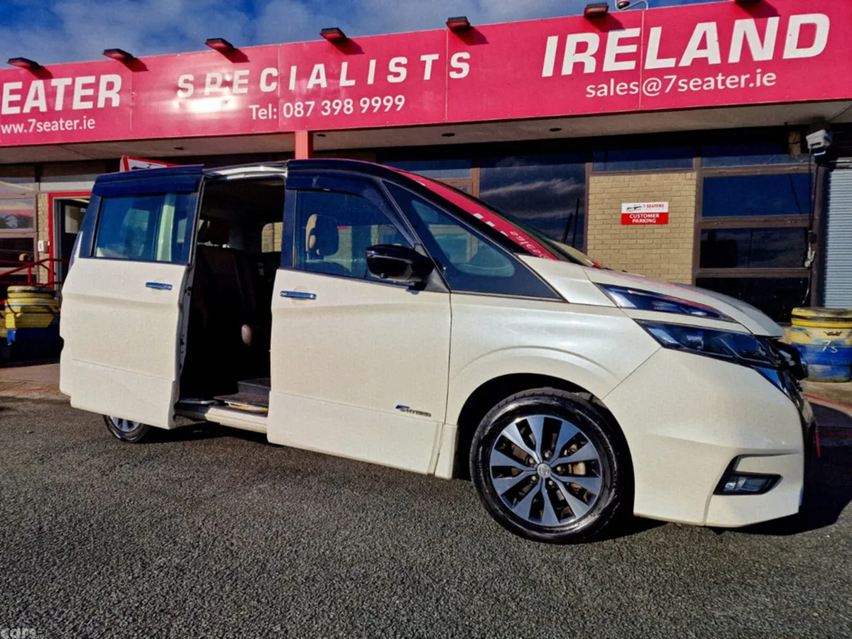 Nissan Serena MPV, Petrol Hybrid, 2019, White