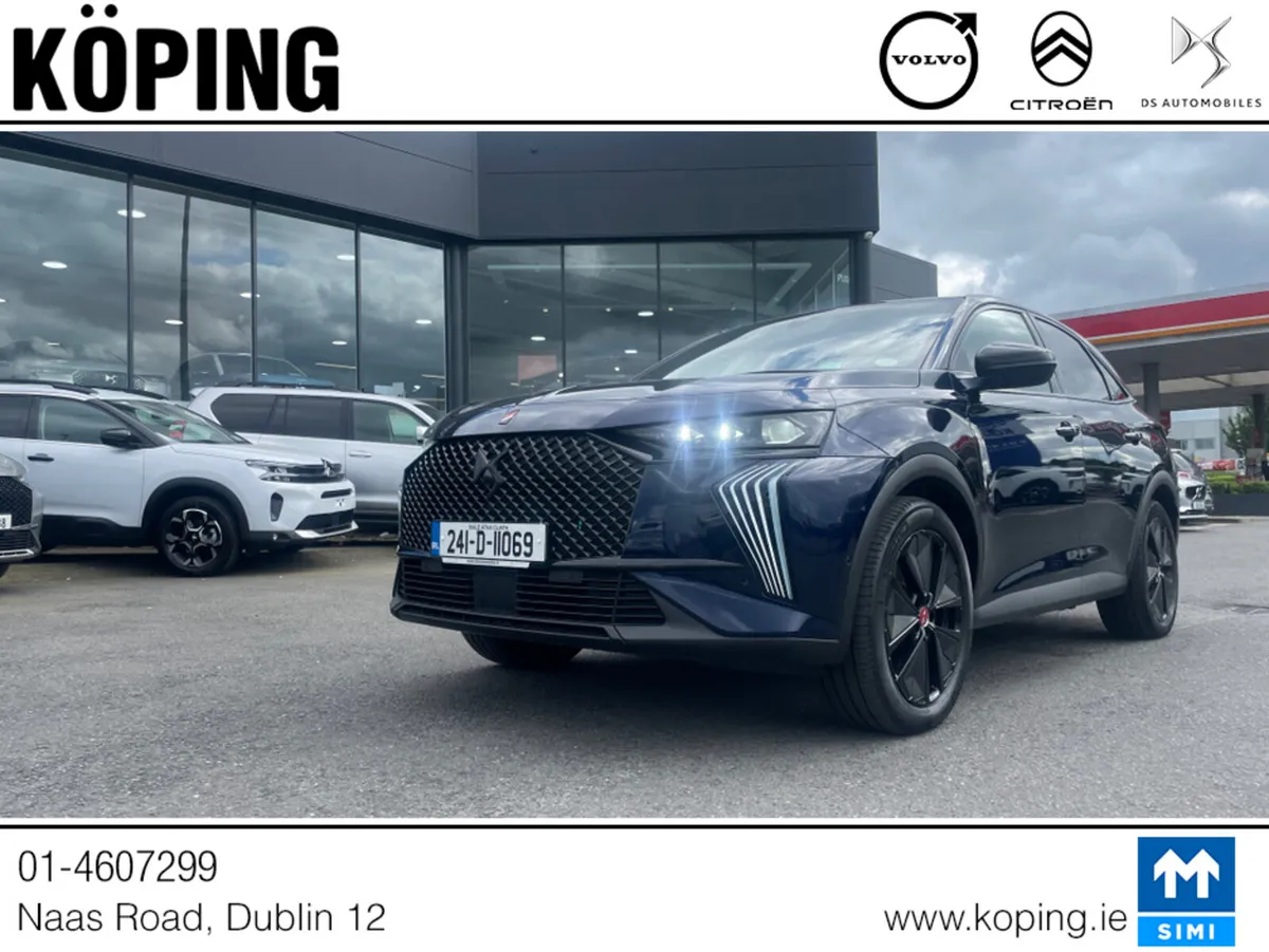 DS Automobiles DS 7 Crossback SUV, Petrol Plug-in Hybrid, 2024, Blue