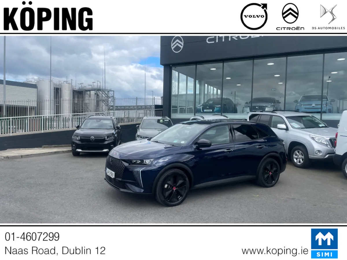 DS Automobiles DS 7 Crossback SUV, Petrol Plug-in Hybrid, 2024, Blue