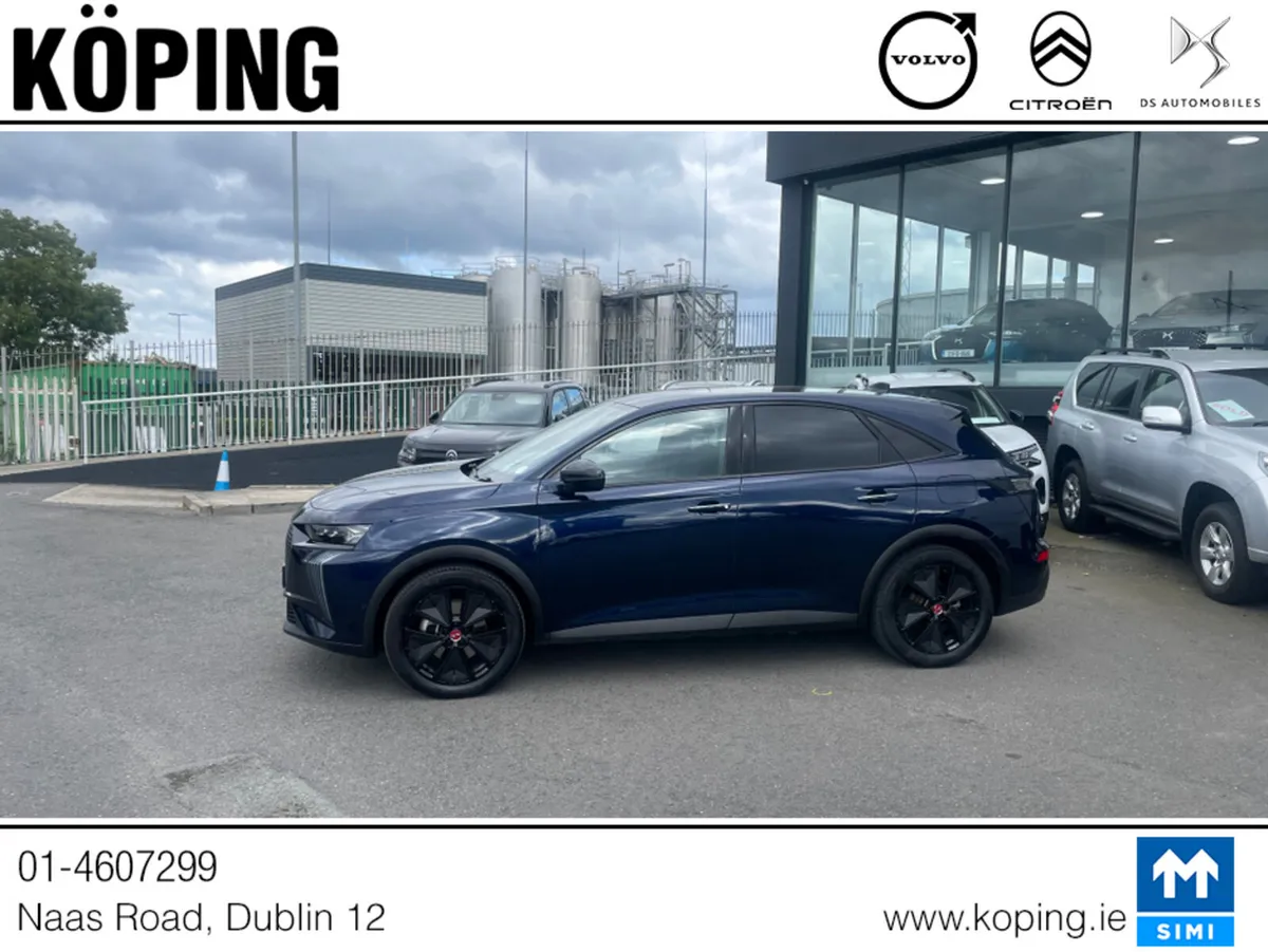 DS Automobiles DS 7 Crossback SUV, Petrol Plug-in Hybrid, 2024, Blue