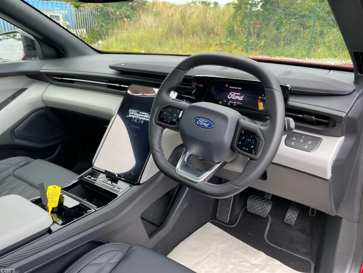 Ford Explorer SUV, Electric, 2026, Red