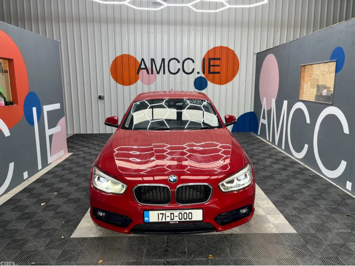 BMW 1-Series Hatchback, Diesel, 2017, Red