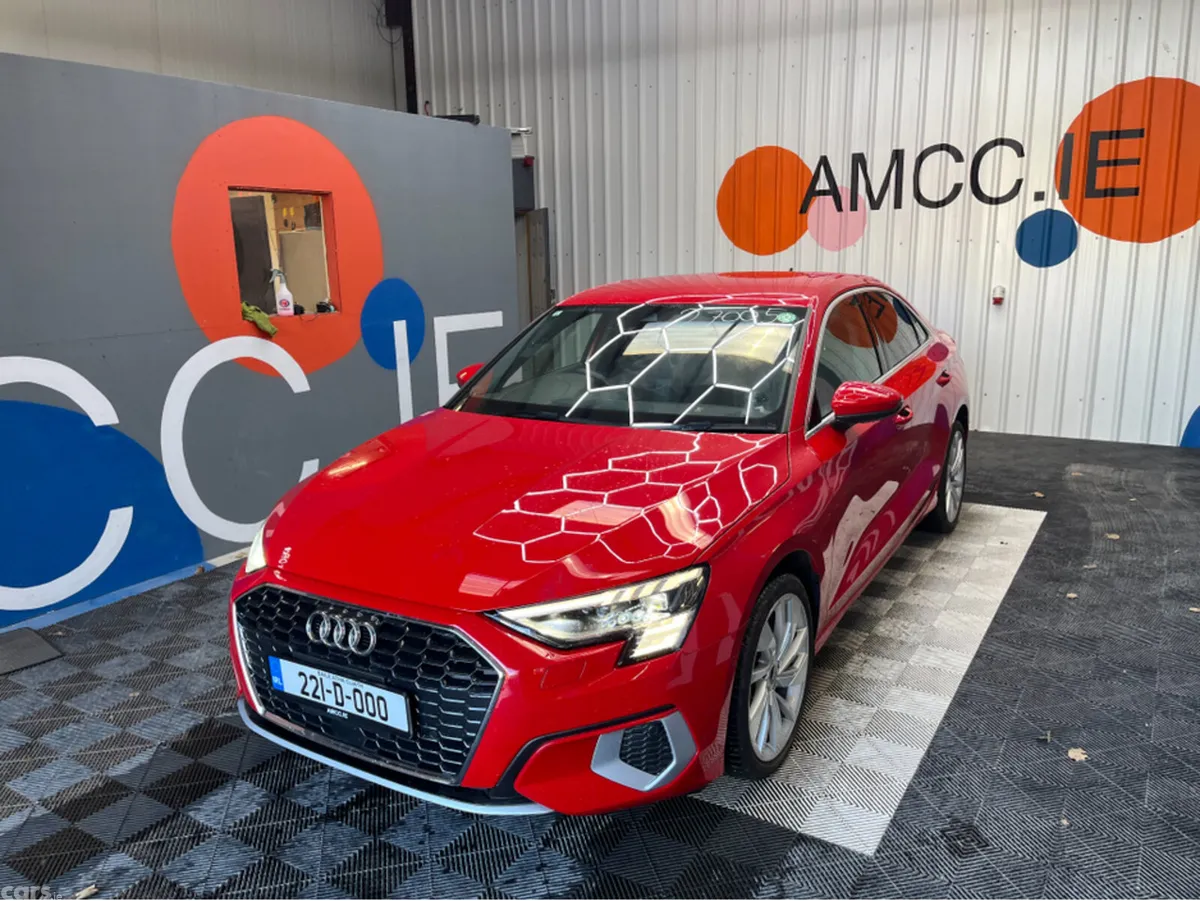 Audi A3 Saloon, Petrol, 2021, Red