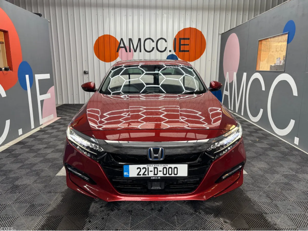 Honda Accord Saloon, Petrol Hybrid, 2022, Red