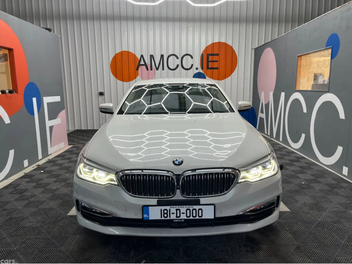 BMW 5-Series Saloon, Petrol Plug-in Hybrid, 2018, White