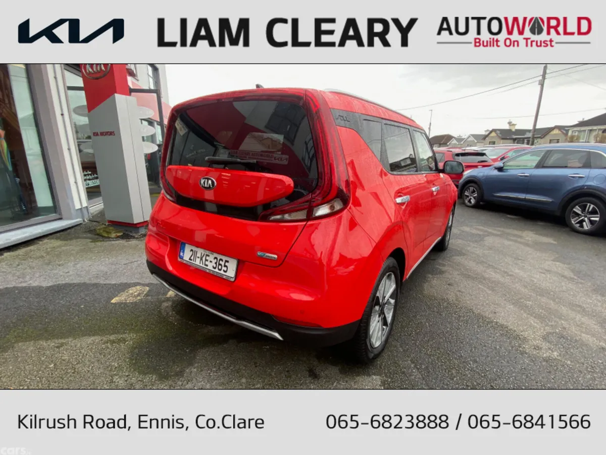 Kia Soul Hatchback, Electric, 2021, Red