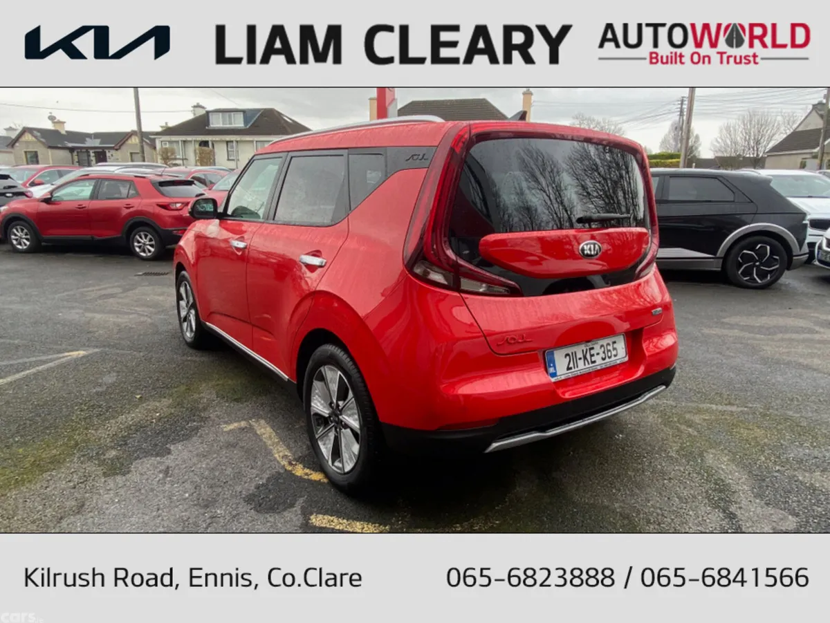 Kia Soul Hatchback, Electric, 2021, Red
