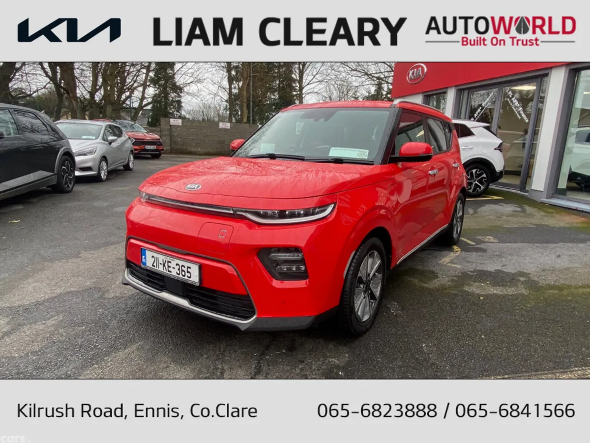Kia Soul Hatchback, Electric, 2021, Red