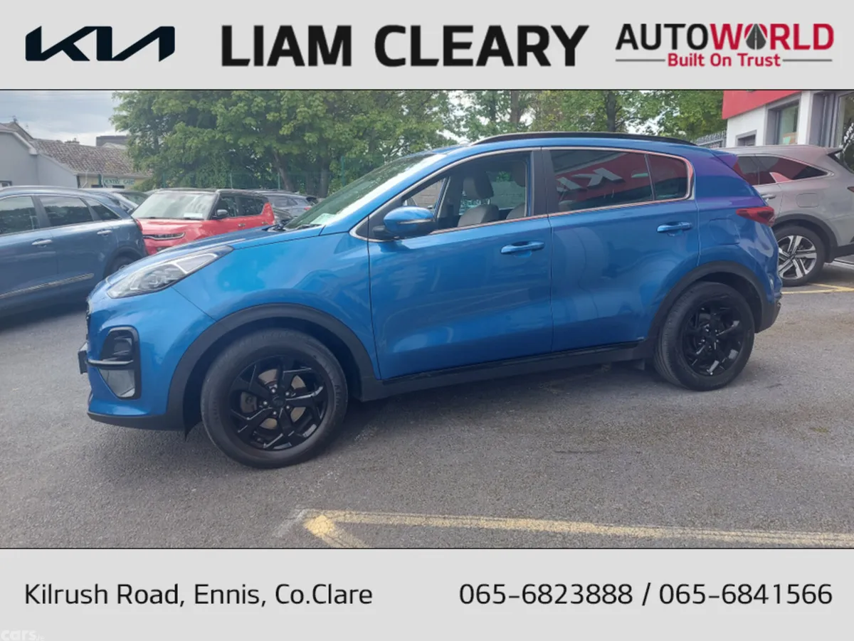 Kia Sportage MPV, Diesel Hybrid, 2021, Blue