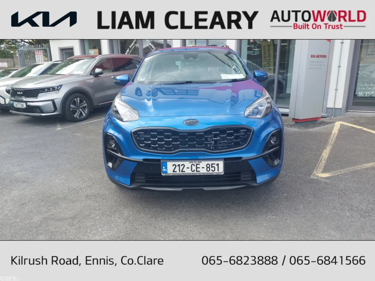 Kia Sportage MPV, Diesel Hybrid, 2021, Blue