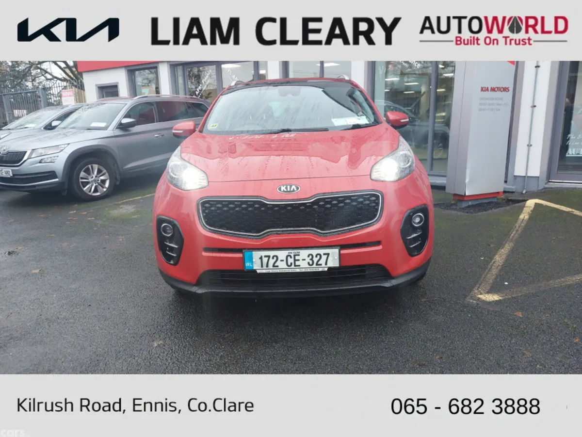 Kia Sportage MPV, Diesel, 2017, Red