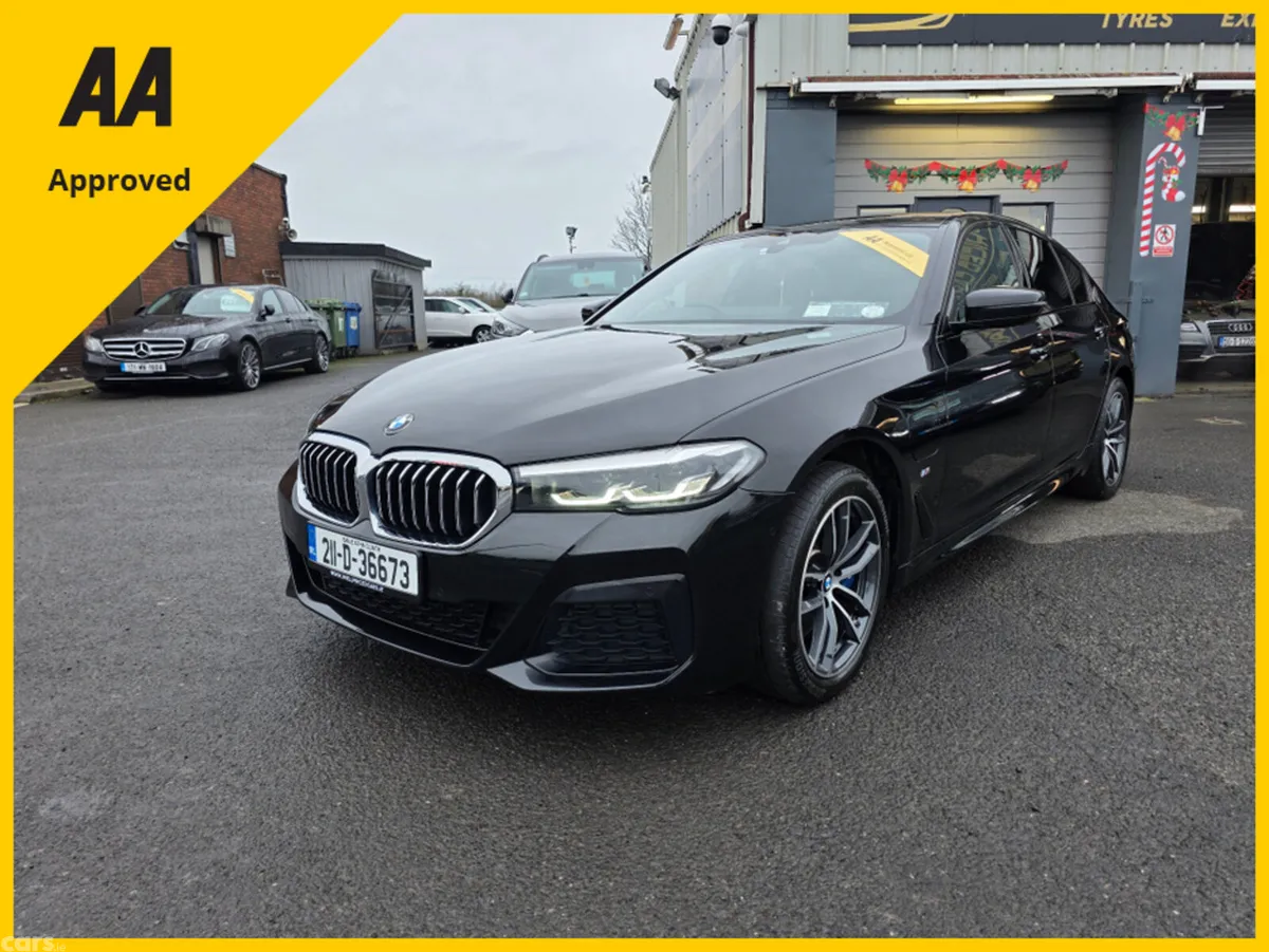 BMW 5-Series Saloon, Petrol Plug-in Hybrid, 2021, Black