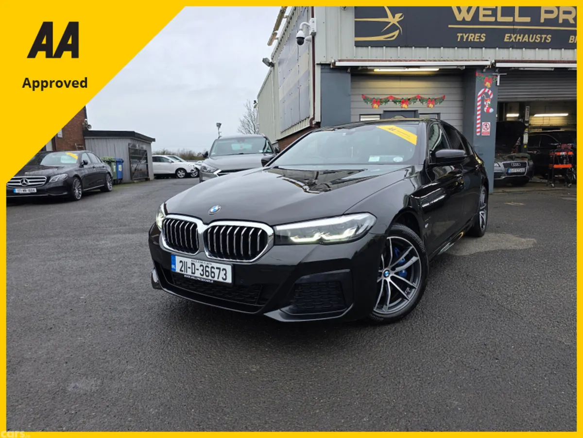 BMW 5-Series Saloon, Petrol Plug-in Hybrid, 2021, Black