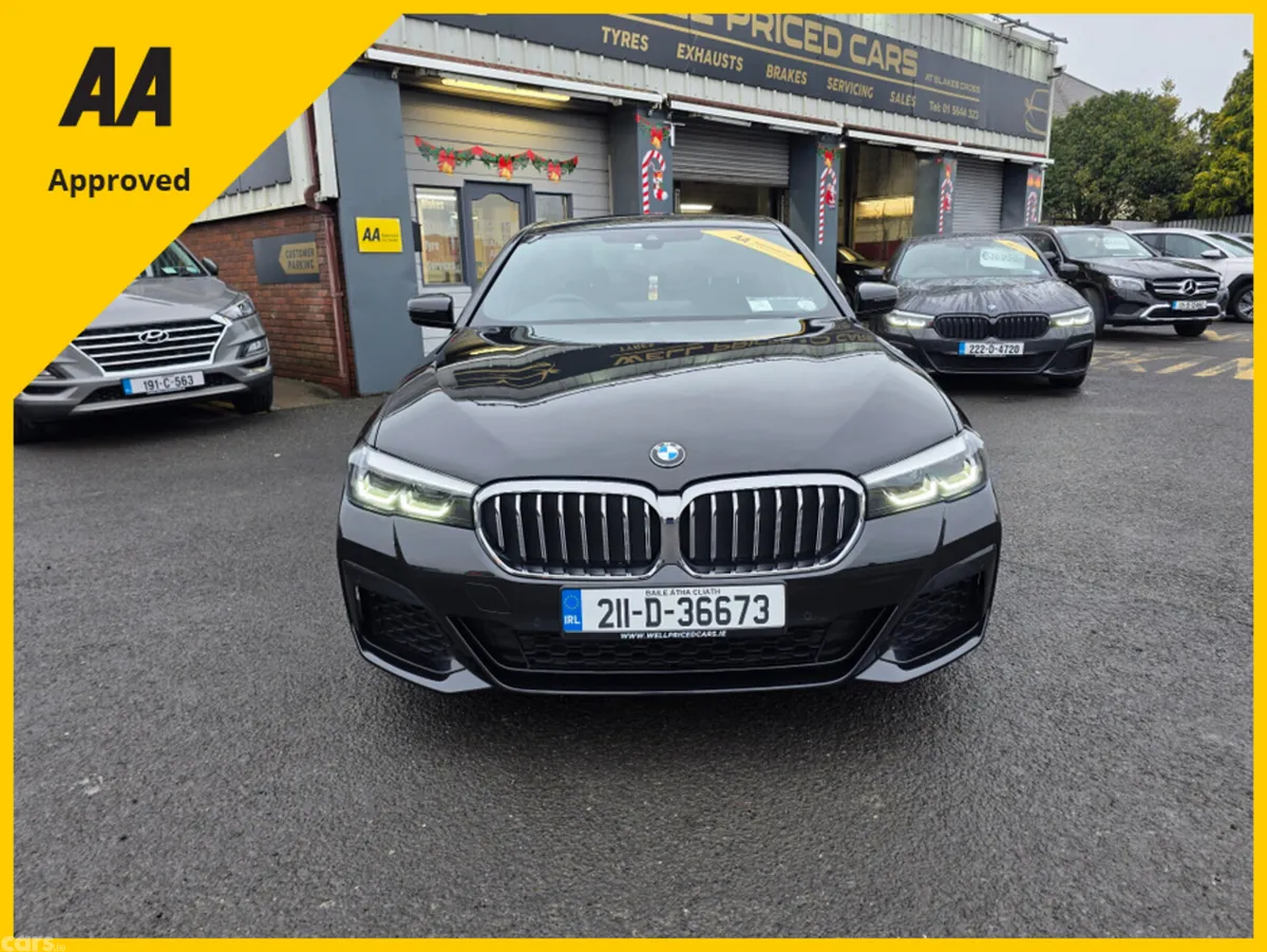 BMW 5-Series Saloon, Petrol Plug-in Hybrid, 2021, Black