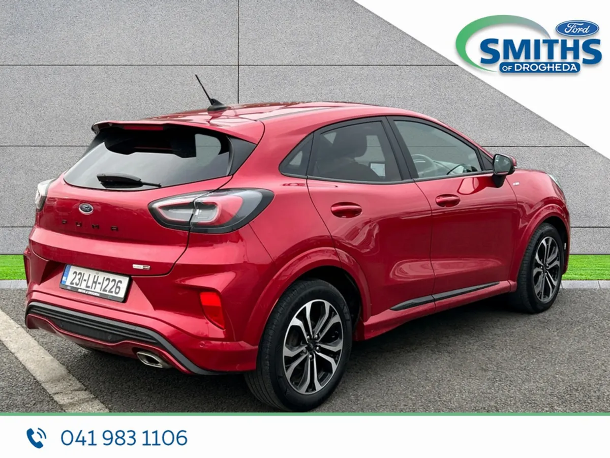 Ford Puma MPV, Petrol Hybrid, 2023, Red