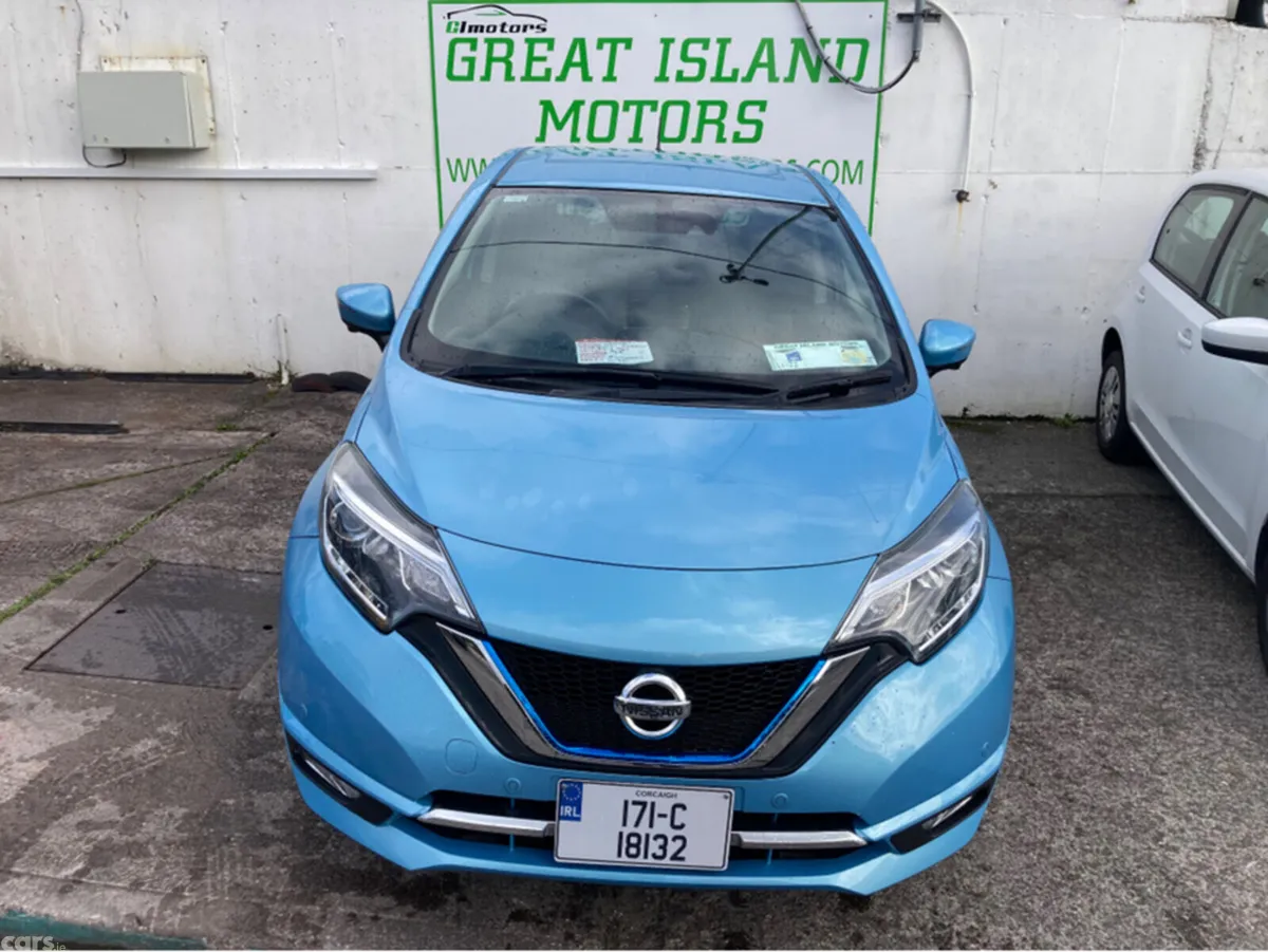 Nissan Note Hatchback, Petrol Hybrid, 2017, Blue