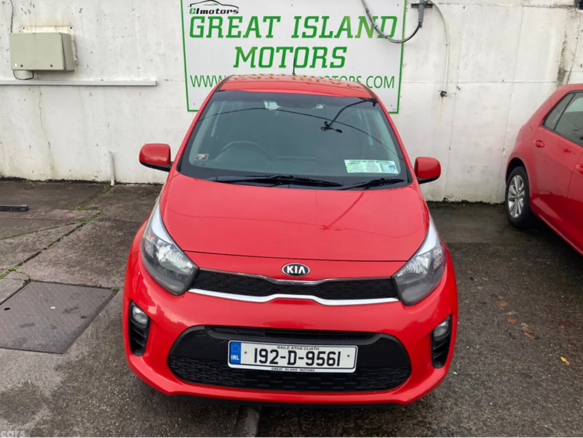 Kia Picanto Hatchback, Petrol, 2019, Red