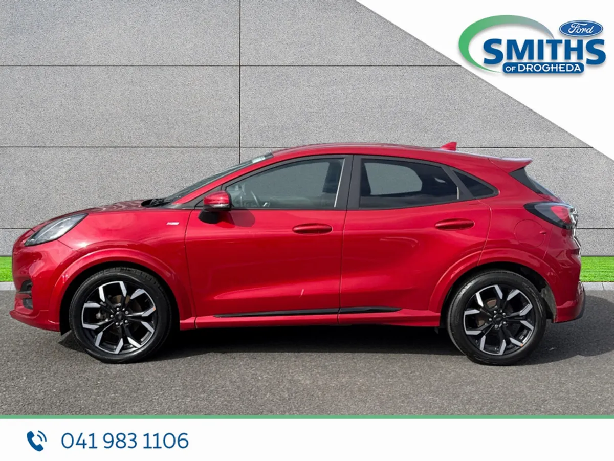 Ford Puma MPV, Petrol Hybrid, 2022, Red