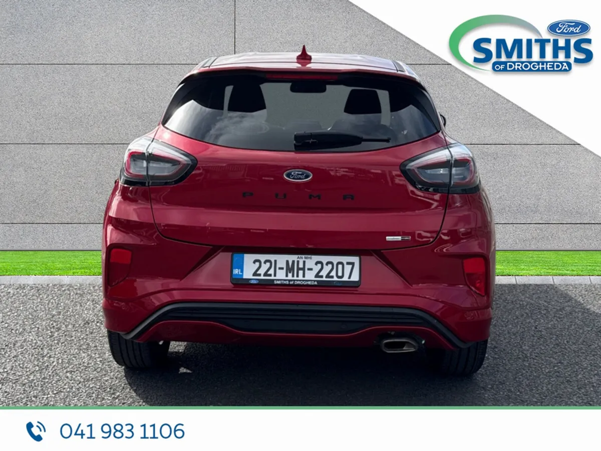 Ford Puma MPV, Petrol Hybrid, 2022, Red