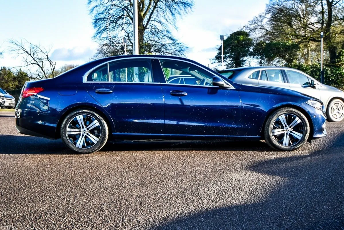Mercedes-Benz C-Class Saloon, Diesel Hybrid, 2023, Blue