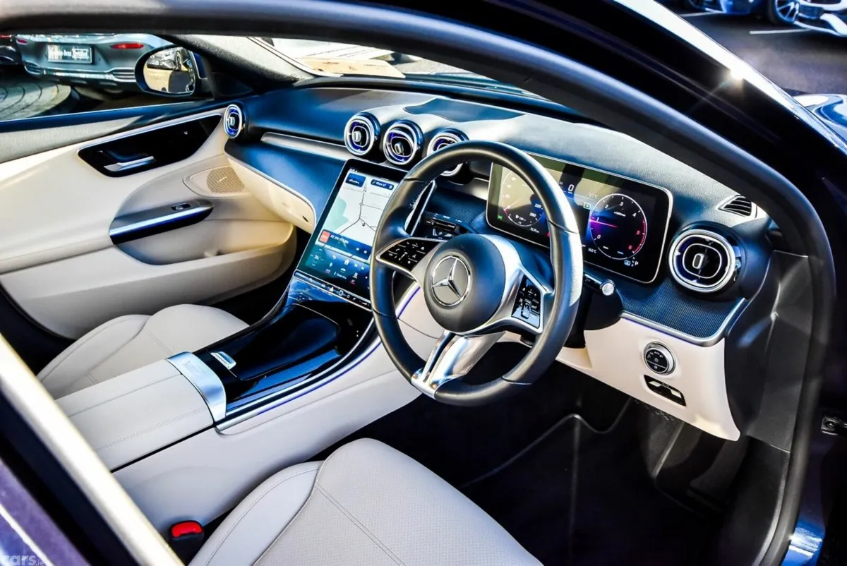 Mercedes-Benz C-Class Saloon, Diesel Hybrid, 2023, Blue