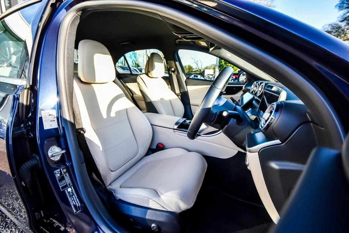 Mercedes-Benz C-Class Saloon, Diesel Hybrid, 2023, Blue