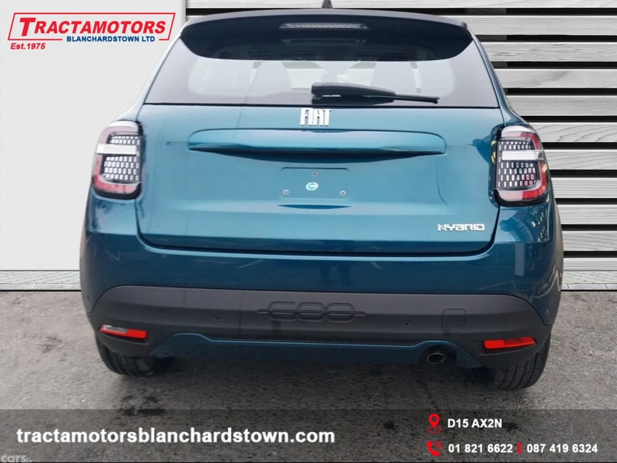 Fiat 600 Hatchback, Petrol Hybrid, 2026, Green