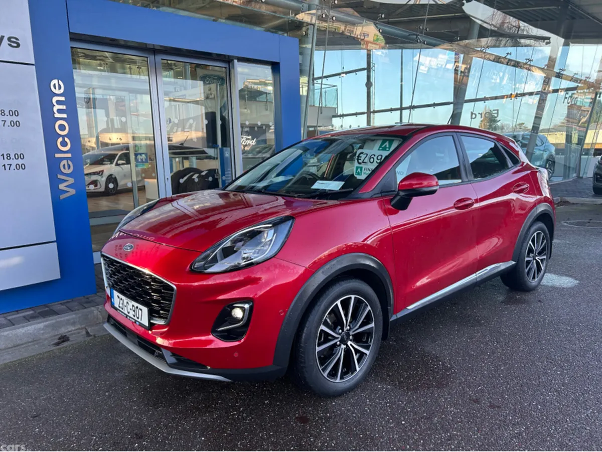 Ford Puma MPV, Petrol Hybrid, 2023, Red