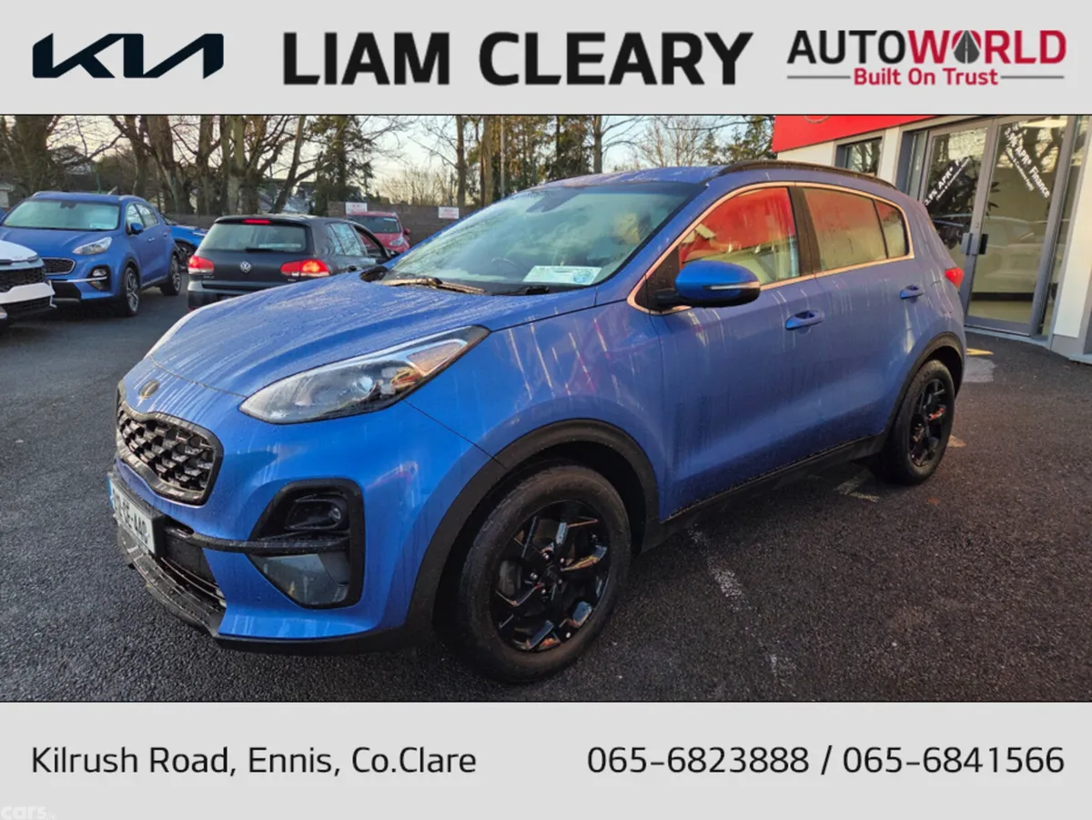 Kia Sportage MPV, Diesel Hybrid, 2021, Blue