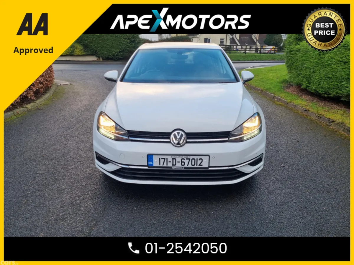 Volkswagen Golf Hatchback, Petrol, 2017, White