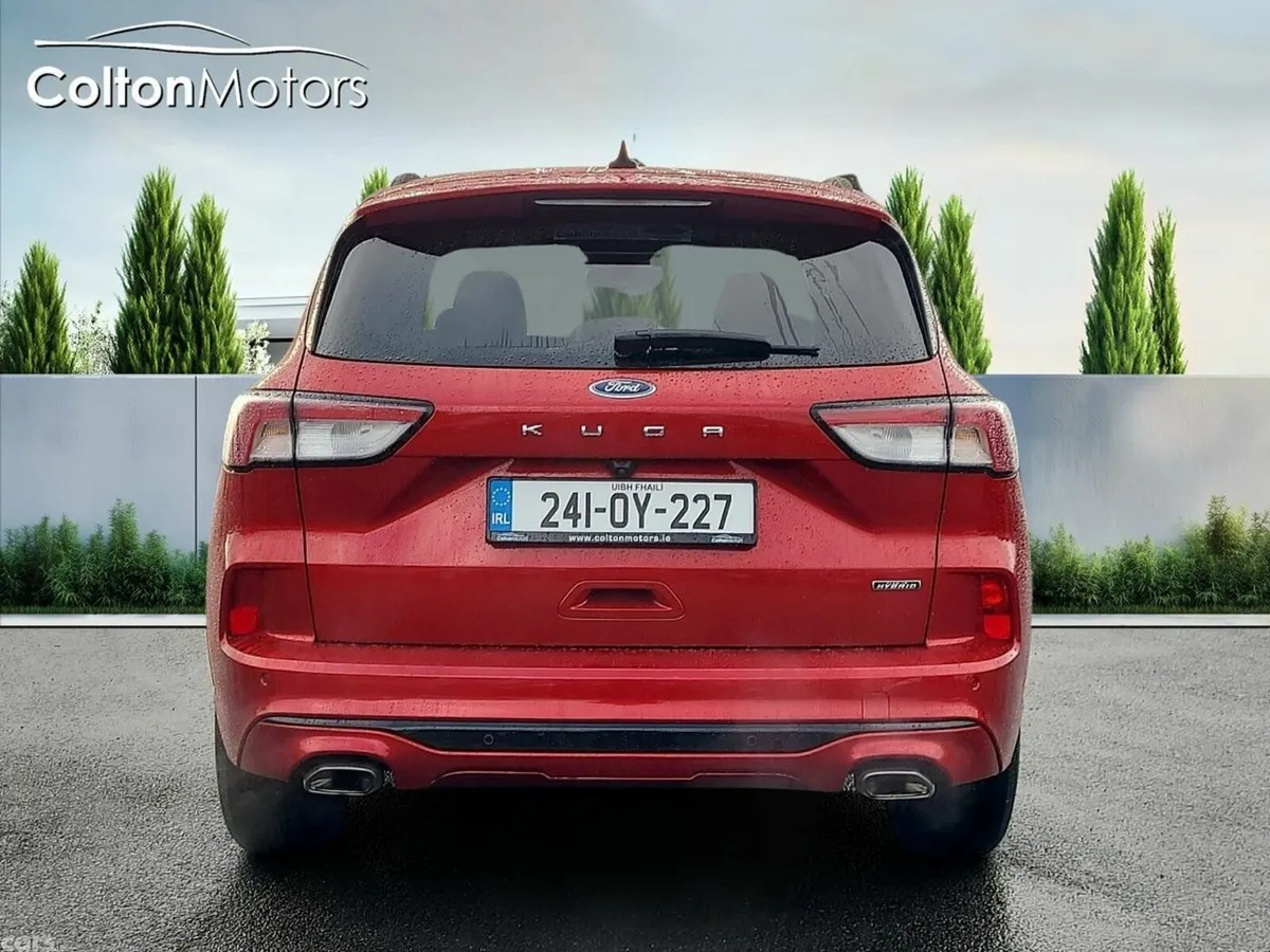 Ford Kuga SUV, Petrol Plug-in Hybrid, 2024, Red