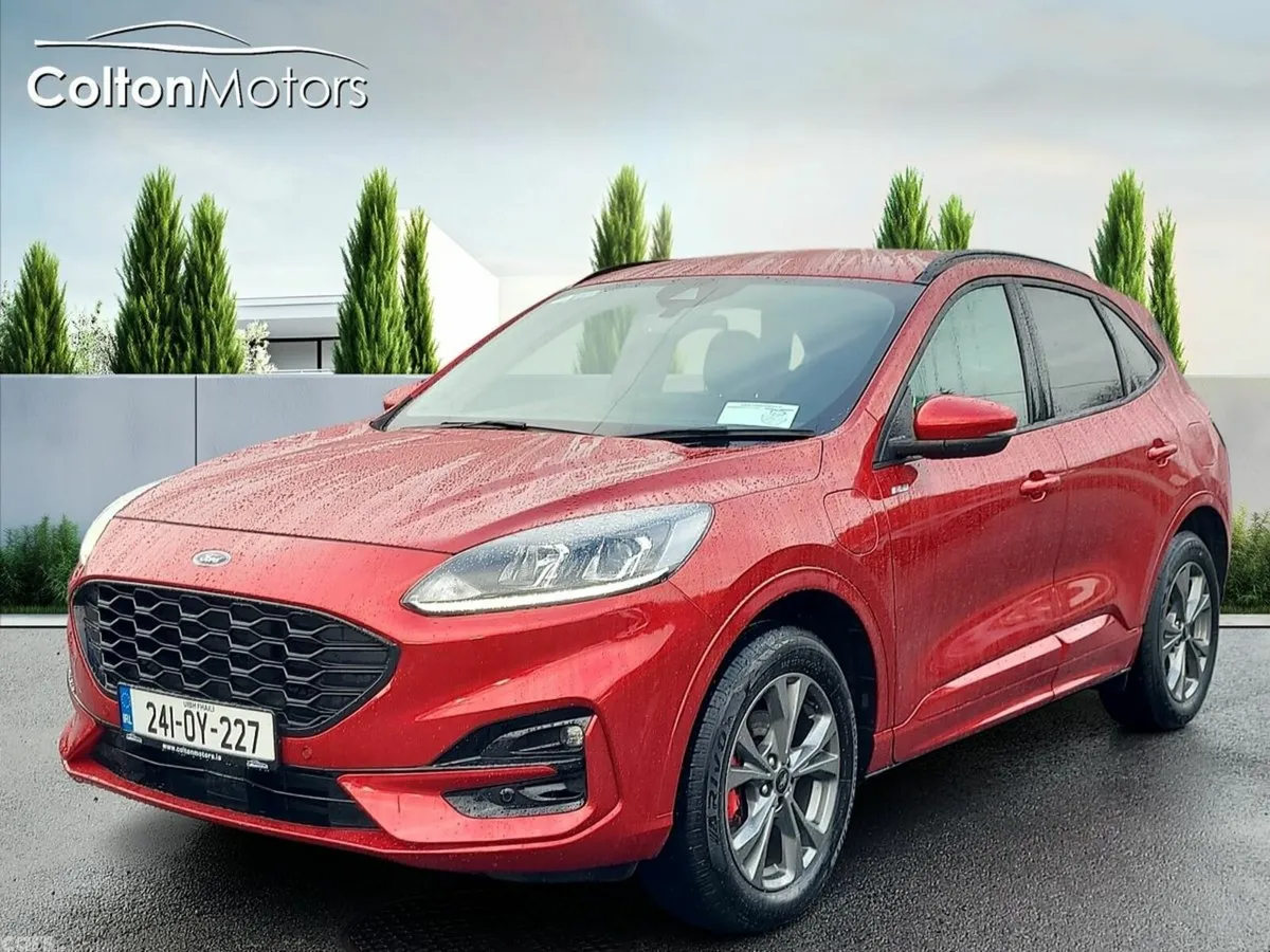 Ford Kuga SUV, Petrol Plug-in Hybrid, 2024, Red