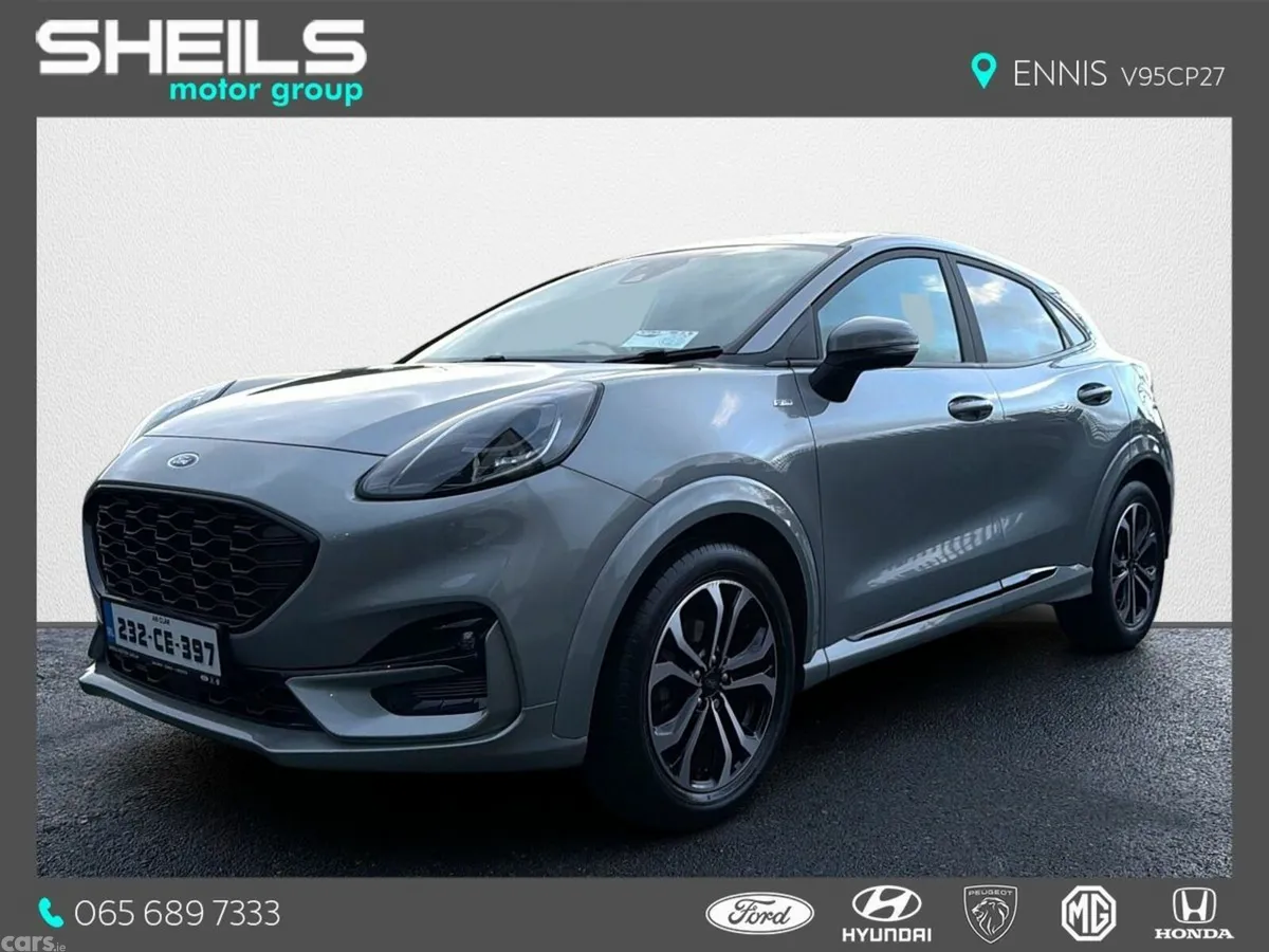Ford Puma SUV, Petrol Hybrid, 2023, Grey