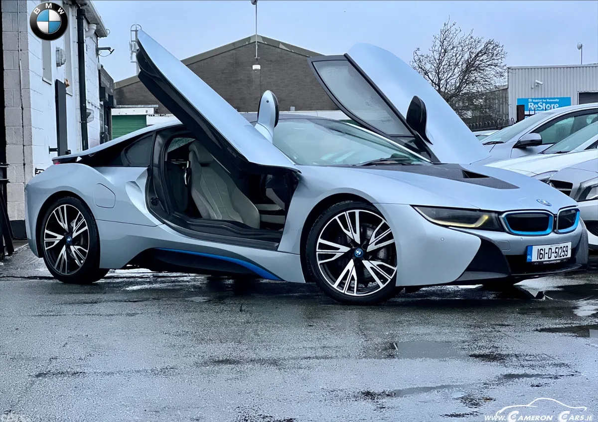 BMW i8 Coupe, Petrol Plug-in Hybrid, 2016, Silver