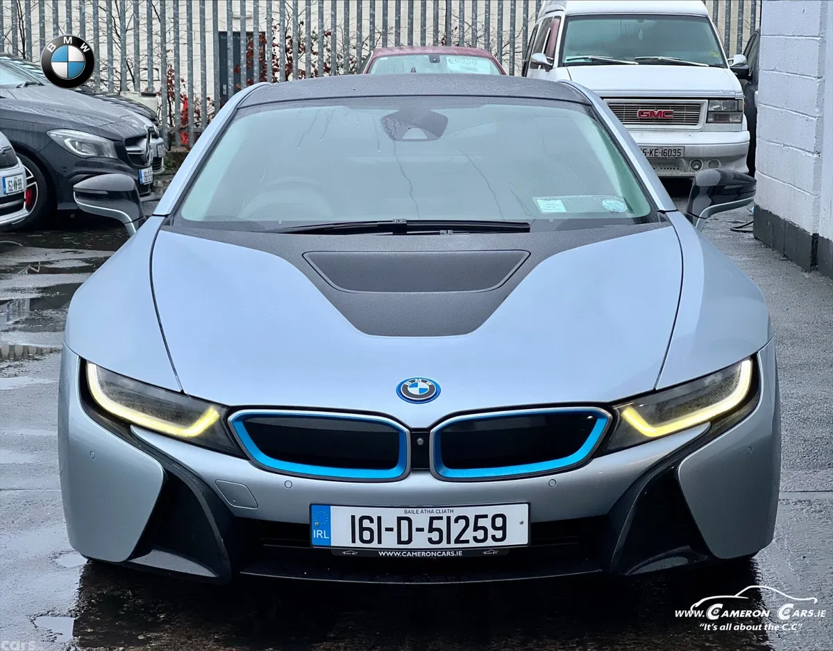 BMW i8 Coupe, Petrol Plug-in Hybrid, 2016, Silver