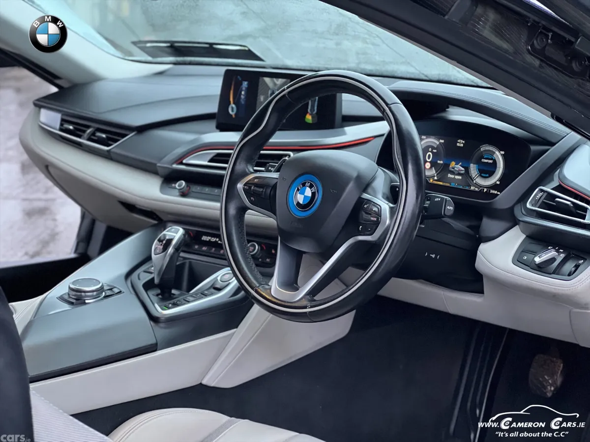 BMW i8 Coupe, Petrol Plug-in Hybrid, 2016, Silver